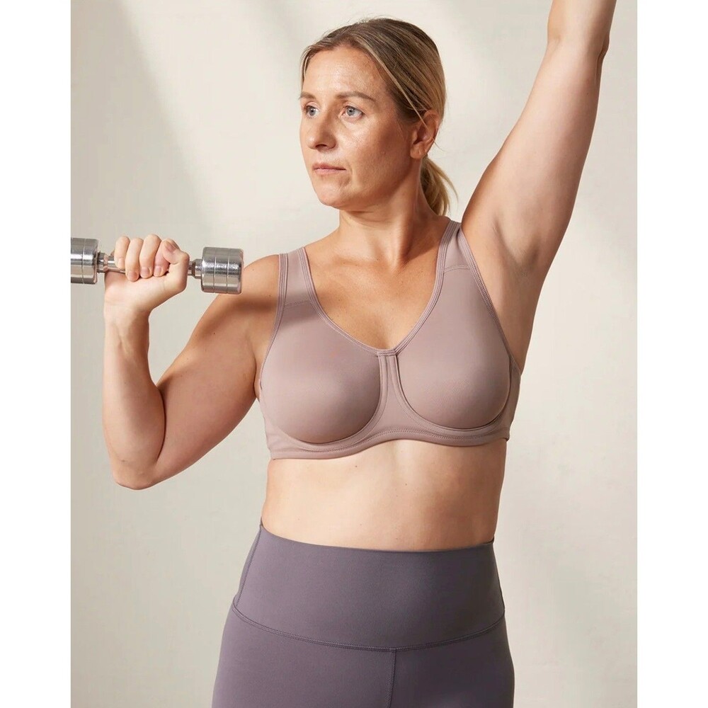 NWT Syrokan Underwire High Impact Sports Bra A227 Brick Sz 44DD